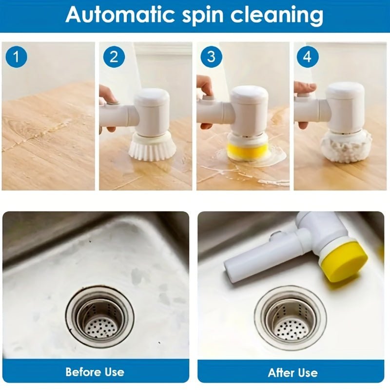 Electric Spin Scrubber™ – Clean Your Kitchen & Bathroom in Minutes - SomShopping