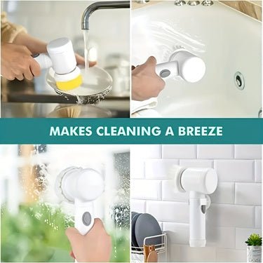 Electric Spin Scrubber™ – Clean Your Kitchen & Bathroom in Minutes - SomShopping